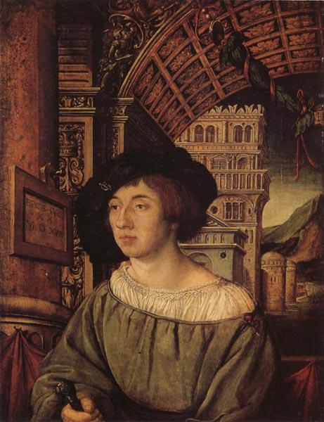 HOLBEIN, Ambrosius Portrait of a Gentleman China oil painting art